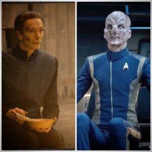 Doug Jones Instagram - And in other news.... this week is the season 3 finale of @startrekcbs DISCOVERY. If you haven’t been following, now is the time to subscribe and binge all 3 seasons thus far! (And then you can make sense of these side by side photos of me).
.
USA: Thursday on @cbsallaccess .
Canada: Thursday on @ctvscifi .
Canada: Friday on @cravecanada .
All OTHER countries outside North America: Friday on Netflix.
.
#startrekdiscovery #startrek #disco #space #thefinalfrontier #boldlygo #livelongandprosper #LLAP #aliens #outerspace #sciencefiction #scifi #starship #trekkies #trekkers #actor #actorslife #kelpien #saru #dougjones
