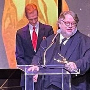 Doug Jones Instagram - Thank you @hollywoodcriticsassociation for allowing me the honor of presenting dear friend Guillermo Del Toro with your “Filmmaking Achievement” award, celebrating decades of this brilliant creator’s work. #HCAfilmawards .
.
#guillermodeltoro #legend #filmmaker #filmdirector