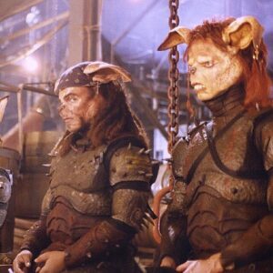 Doug Jones Instagram - #TBT Is it possible that I was in TANK GIRL, and that it was released 25 years ago this week?!? .... Quite possible!!!
I’m the redhead on the right, and you are getting the side-eye from @icet (who may not have known what he got himself into when we said yes to playing these kangaroo/ man mutants called “Rippers”).
This photo was between shots while filming in the July heat of Tucson, Arizona!!!
Makeups by Stan Winston Studios (mine by Shane Mayhan), armor suits by @alterianinc .
.
#tankgirl #comicbookmovie #comicbookmovies #fantasy #postapocalypse #postapocalyptic #IceT #DougJones #actors #actorslife #specialeffectsmakeup #specialeffectsmakeupartist #makeupartist #mua #creaturefx #creaturedesign #creatureart #creatures #kangaroo #kangaroos #kangaroomutants #kangarooman