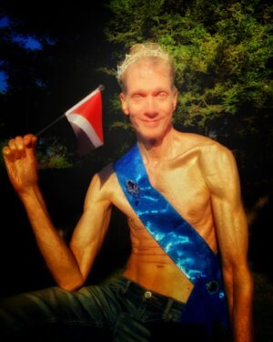 Doug Jones Instagram - This year’s  half naked birthday post comes with a new title!
“His Grace, Duke Douglas of Sealand” turns 62 today! 
Thank you, Principalityof Sealand @sealandgov and Prince @michaelofsealand for bestowing me the title of Duke, and adding me to the noble ranks of your fascinating story.
Of course you may just call me  Dougie, but if you’re feeling refined, “Your Grace” or “Duke Dougie” will do, hehehe.
.
#birthday #dougjones #dukedougie #dukedouglas #sealand #principalityofsealand #shirtlessoldguy #actor #actorslife #royal #nobility #nobletitle #dukeofsealand