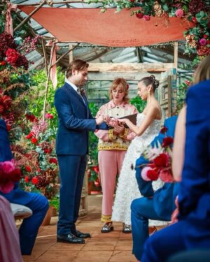 Douglas Booth Instagram - 28.10.23 

The day I married the love of my life. @belpowley I didn’t think it was possible to love you, our family or friends anymore. What a magnificent day filled with so much laughter, love and tears 🤍 Thank you to everyone who made it so special. I love you x