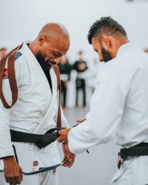 Douglas Lima Instagram - We had an amazing time with our belt promotion last night! We welcomed 2 new black belts with @joesprints617 and @dez_the_mechanic getting promoted 🥋 Congratulations to them and the whole team! Thank you all and we’ll see yal on the mats!!