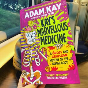 Dr Adam Kay Instagram - Reading my favourite book on the train. Why, yes, it IS out today - thanks for asking!