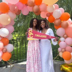 Dr. Meena Singh Instagram - Maddie entered my life; and I finally met my MiniMe! Not only did she win my alma mater, Olathe East HS, but she is also going to USC✌🏾!! Just like her Auntie Meena! I gifted her my beloved gold nose ring from Dubai to celebrate 😌 Def going to homecoming this year!! So proud of her and our Kansas village 🥰🥰🥰 
#fighton #TrojanFamily #prelaw