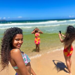 Dr. Meena Singh Instagram - It’s the last spring break for our seniors-Anjali, Payton, & Madison. Had to go out with a bang.  Fully enjoyed Rio.