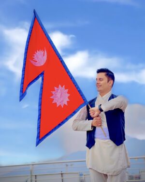 Dr. Sandesh Lamsal Instagram - I believe our flag is more than just cloth and ink. It is a universally recognized symbol that stands for bravery, loyalty, and freedom. It is the history of our nation, and it's marked by the blood of those who died defending it. - #DrSandeshLamsal
.
.
.
In frame: @sandesh.1994 
.
.
.
.
.
.
.
.

• “𝐒𝐚𝐯𝐞” & “𝐒𝐡𝐚𝐫𝐞” 𝐭𝐡𝐢𝐬 𝐩𝐨𝐬𝐭 𝐢𝐟 𝐲𝐨𝐮 𝐭𝐫𝐮𝐥𝐲 𝐬𝐮𝐩𝐩𝐨𝐫𝐭 𝐦𝐞. ♡

• 𝐀𝐥𝐥 𝐭𝐡𝐨𝐮𝐠𝐡 𝐲𝐨𝐮 𝐰𝐨𝐧’𝐭 𝐛𝐞 𝐧𝐞𝐞𝐝𝐢𝐧𝐠 𝐭𝐡𝐢𝐬 𝐩𝐨𝐬𝐭 𝐢𝐧 𝐟𝐮𝐭𝐮𝐫𝐞, 𝐬𝐭𝐢𝐥𝐥 “𝐒𝐚𝐯𝐞” 𝐢𝐭 𝐢𝐟 𝐲𝐨𝐮 𝐥𝐢𝐤𝐞 𝐭𝐡𝐢𝐬 𝐩𝐨𝐬𝐭. ♡

• 𝐖𝐡𝐢𝐥𝐞 𝐜𝐨𝐦𝐦𝐞𝐧𝐭𝐢𝐧𝐠 𝐦𝐚𝐤𝐞 𝐬𝐮𝐫𝐞 𝐭𝐨 𝐮𝐬𝐞 𝐦𝐨𝐫𝐞 𝐭𝐡𝐚𝐧 𝟒 𝐰𝐨𝐫𝐝𝐬 (𝐢𝐟 𝐥𝐞𝐬𝐬, 𝐢𝐭 𝐰𝐨𝐧’𝐭 𝐜𝐨𝐮𝐧𝐭 𝐚𝐬 𝐞𝐧𝐠𝐚𝐠𝐞𝐦𝐞𝐧𝐭). ♡

.
.
.
.
.
.
.
#flag #nepaliflag #Nepaleseinternetcelebrity #Nepal #nepaliinstagrammer #nepali_instagrammers #tiktoknepal #nepalimuser #instapic #mensfashion #positivevibes #posesforpictures #explore #ootd #lifestyle #influencer #boicreator #quotes #creator #nepali #nepaliboy