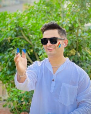 Dr. Sandesh Lamsal Instagram - May God bless you with joy and prosperity on this auspicious day. Wishing you and your loved ones a very colourful Holi. - #DrSandeshLamsal
.
.
In frame: @sandesh.1994 
.
.
.
.
.
.
.
.

• “𝐒𝐚𝐯𝐞” & “𝐒𝐡𝐚𝐫𝐞” 𝐭𝐡𝐢𝐬 𝐩𝐨𝐬𝐭 𝐢𝐟 𝐲𝐨𝐮 𝐭𝐫𝐮𝐥𝐲 𝐬𝐮𝐩𝐩𝐨𝐫𝐭 𝐦𝐞. ♡

• 𝐀𝐥𝐥 𝐭𝐡𝐨𝐮𝐠𝐡 𝐲𝐨𝐮 𝐰𝐨𝐧’𝐭 𝐛𝐞 𝐧𝐞𝐞𝐝𝐢𝐧𝐠 𝐭𝐡𝐢𝐬 𝐩𝐨𝐬𝐭 𝐢𝐧 𝐟𝐮𝐭𝐮𝐫𝐞, 𝐬𝐭𝐢𝐥𝐥 “𝐒𝐚𝐯𝐞” 𝐢𝐭 𝐢𝐟 𝐲𝐨𝐮 𝐥𝐢𝐤𝐞 𝐭𝐡𝐢𝐬 𝐩𝐨𝐬𝐭. ♡

• 𝐖𝐡𝐢𝐥𝐞 𝐜𝐨𝐦𝐦𝐞𝐧𝐭𝐢𝐧𝐠 𝐦𝐚𝐤𝐞 𝐬𝐮𝐫𝐞 𝐭𝐨 𝐮𝐬𝐞 𝐦𝐨𝐫𝐞 𝐭𝐡𝐚𝐧 𝟒 𝐰𝐨𝐫𝐝𝐬 (𝐢𝐟 𝐥𝐞𝐬𝐬, 𝐢𝐭 𝐰𝐨𝐧’𝐭 𝐜𝐨𝐮𝐧𝐭 𝐚𝐬 𝐞𝐧𝐠𝐚𝐠𝐞𝐦𝐞𝐧𝐭). ♡

.
.
.
.
.
.
.
#instalike #instafashion #instalove #sandesh1994 #Nepaleseinternetcelebrity #Nepal #Instagrammodel #nepaliinstagrammer #nepali_instagrammers #tiktoknepal #nepalimuser #instapic #mensfashion #mensstyle #holi #happyholi #positivevibes #posesforpictures #nature #outfit #features #explore #ootd #lifestyle #influencer #creator #trend #tbt #quotes
