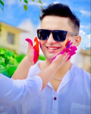 Dr. Sandesh Lamsal Instagram - May God bless you with joy and prosperity on this auspicious day. Wishing you and your loved ones a very colourful Holi. - #DrSandeshLamsal
.
.
In frame: @sandesh.1994 
.
.
.
.
.
.
.
.

• “𝐒𝐚𝐯𝐞” & “𝐒𝐡𝐚𝐫𝐞” 𝐭𝐡𝐢𝐬 𝐩𝐨𝐬𝐭 𝐢𝐟 𝐲𝐨𝐮 𝐭𝐫𝐮𝐥𝐲 𝐬𝐮𝐩𝐩𝐨𝐫𝐭 𝐦𝐞. ♡

• 𝐀𝐥𝐥 𝐭𝐡𝐨𝐮𝐠𝐡 𝐲𝐨𝐮 𝐰𝐨𝐧’𝐭 𝐛𝐞 𝐧𝐞𝐞𝐝𝐢𝐧𝐠 𝐭𝐡𝐢𝐬 𝐩𝐨𝐬𝐭 𝐢𝐧 𝐟𝐮𝐭𝐮𝐫𝐞, 𝐬𝐭𝐢𝐥𝐥 “𝐒𝐚𝐯𝐞” 𝐢𝐭 𝐢𝐟 𝐲𝐨𝐮 𝐥𝐢𝐤𝐞 𝐭𝐡𝐢𝐬 𝐩𝐨𝐬𝐭. ♡

• 𝐖𝐡𝐢𝐥𝐞 𝐜𝐨𝐦𝐦𝐞𝐧𝐭𝐢𝐧𝐠 𝐦𝐚𝐤𝐞 𝐬𝐮𝐫𝐞 𝐭𝐨 𝐮𝐬𝐞 𝐦𝐨𝐫𝐞 𝐭𝐡𝐚𝐧 𝟒 𝐰𝐨𝐫𝐝𝐬 (𝐢𝐟 𝐥𝐞𝐬𝐬, 𝐢𝐭 𝐰𝐨𝐧’𝐭 𝐜𝐨𝐮𝐧𝐭 𝐚𝐬 𝐞𝐧𝐠𝐚𝐠𝐞𝐦𝐞𝐧𝐭). ♡

.
.
.
.
.
.
.
#instalike #instafashion #instalove #sandesh1994 #Nepaleseinternetcelebrity #Nepal #Instagrammodel #nepaliinstagrammer #nepali_instagrammers #tiktoknepal #nepalimuser #instapic #mensfashion #mensstyle #holi #happyholi #positivevibes #posesforpictures #nature #outfit #features #explore #ootd #lifestyle #influencer #creator #trend #tbt #quotes