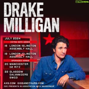 Drake Milligan Instagram - MANCHESTER...you guys sold it out AGAIN. We're upgrading the venue one more time and moving the show over to O2 Ritz. They are on sale now, so grab yours and we'll see you there - and don't worry, any tickets you've already purchased are still valid.

📸: @xsanjay