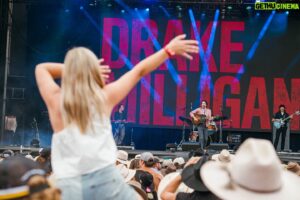 Drake Milligan Instagram - I’ve always heard that Aussie crowds are some of the most fun...and you guys sure lived up to that at @cmcrocksfest. It was our first time down under, but we already can't wait to be back! #cmcrocks2024