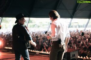 Drake Milligan Instagram - If @clintblack ever calls and asks if you want to crash his @stagecoach set, you should say yes. 

📸: @lionlyon