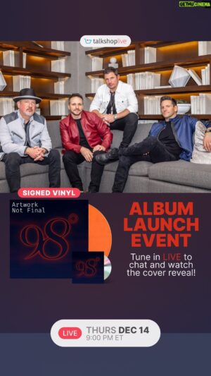 Drew Lachey Instagram - BIG NEWS! We’ve got a brand new album dropping in 2024. 🔥 

To celebrate, we’re inviting you to join us LIVE on @talkshoplive tonight at 9PM ET. Be there, ‘cause we’re unveiling the album name & cover art and will be answering your questions. Hit that reminder button and snag a signed copy at the link in our bio! We can’t wait to see ya! #TalkShopLive