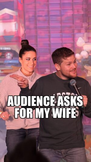Drew Lynch Instagram - I don’t know how you’re doing in your careers but for me it’s having the audience ask to see my wife while I’m in the middle of doing my job which becomes very uncomfortable because she was on her dinner break at her job. 

#standup #comedy #drewlynch #wife