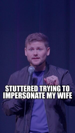 Drew Lynch Instagram - There’s a part in my special that we didn’t show because I kept stuttering from trying to talk as fast as my wife.

#stutter #adhd #comedyspecial