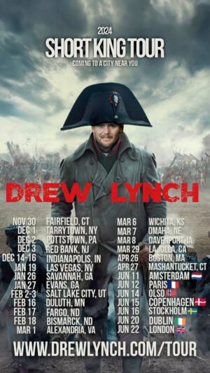 Drew Lynch Instagram - Ready the (friend)ships…

#shortking #tour #indianapolis #comedy #napoleon
