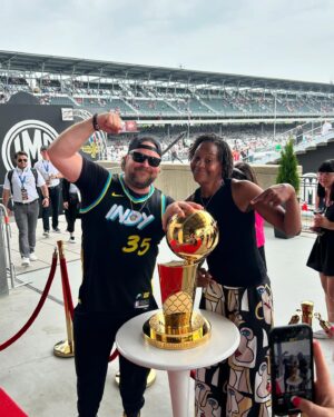 Drew Powell Instagram - Man oh man did we have a DAY!! Thanks for all the fun to anyone who took great care of us and to my wingman @jrodpo. See yall next year…yeeeeaaaahhhhhh booooooiiiiii!! #indy500 🏎️💨🏁🏆