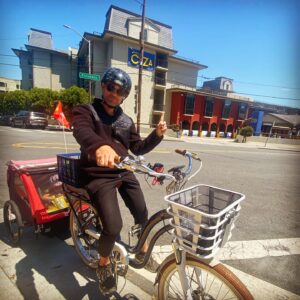 Drew Seeley Instagram - The @hotelcazasf was the perfect jumping off spot for exploring San Francisco. There was a real eclectic mix of International travelers there, it had an exciting energy. And since San Francisco is such a bike friendly city, they offered guests free bikes to zip around and explore. We’d already brought our own e-bikes so the staff went above and beyond to make sure we had a safe place to store and charge them at all times. We visited some Museums, Fisherman’s Wharf and even took a wind-blown cruise across the Golden Gate Bridge! Then we came back to Caza for a dip in their heated outdoor pool and some rounds of Jenga! #travel #explore #familytrip #hotecaza