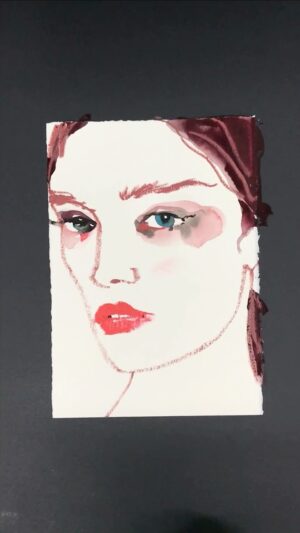 Dries Van Noten Instagram - DRIES VAN NOTEN BEAUTY

To mark the arrival of the two lipstick additions, Abstract Red and Cool Brown, painter Gill Button has created a new drawing to accompany the original series. Commissioned by Dries Van Noten, this interpretation of the makeup line conveys an intimacy that is at once artistic and poetic, while evoking the essence of Dries Van Noten Beauty.

@Buttonfruit

#DriesVanNoten #DVNBeauty
