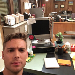 Dustin Milligan Instagram - In honour of the season finale of #dirkgentlybbca, I present to you: "Friedkin in rooms he never went into during the actual show, a series"