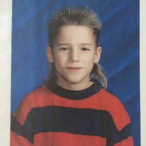 Dustin Milligan Instagram - 7 y/o Dustin Mulletgan