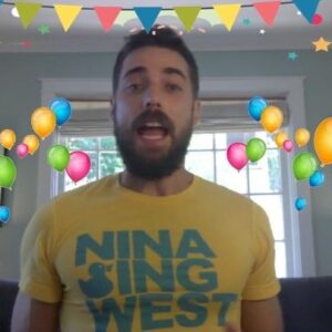 Dustin Milligan Instagram - swipe thru for my hbd wish — links in bio!