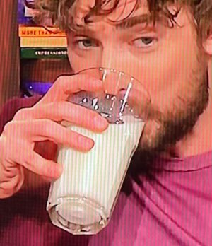 Dustin Milligan Instagram - 🥛