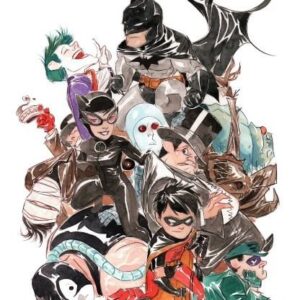 Dustin Nguyen Instagram - one of the very first pitch pieces for Lil Gotham, initially commissioned by Warner Bros directly and not DC comics. This was part of the Darkness & Light: Hope and Heroes DC Comics Exhibit/Gallery

I originally pitched Lil Gotham with Tim Drake and not Damian, but eventually we used Damian since he was the current Robin 

#lilgotham