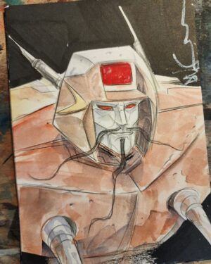 Dustin Nguyen Instagram - can't remember if I posted this, drew it for @bradscartel for his birthday

#transformers #junkions #wreckgar