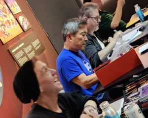 Dustin Nguyen Instagram - had a stupid fun time today on the WB lot with DC/ WB employees for a private mini DC Con for the crew, thank you @jimlee and @dcofficial for having me
#larryganem
@jscottcampbellart 
@therealthatpolishguy 
@babsdraws
@thebernardchang 
@urbanbarbarian 
@ryanbnjmn 
@davedevilpigjohnson 
#denyscowan
and @rafael_grampa who I wasn't quick though to get a picture of..!

also always gotta give a shout out to @holymotherofzelda for being the realest