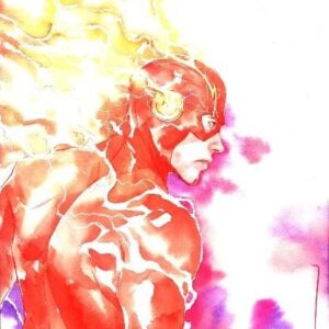 Dustin Nguyen Instagram - one time i had two Flash covers due the same week and only had time to paint one, but also wanted to work on my digital skills as well. it worked out ⚡