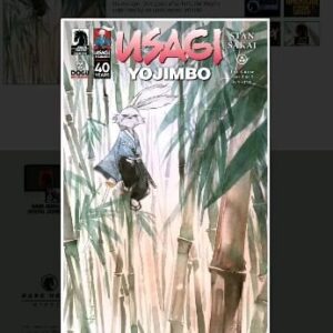 Dustin Nguyen Instagram - my variant cover for USAGI YOJIMBO: THE CROW #5 by the legendary @stansakai and published by @darkhorsecomics , out this August

11x17 watercolor on 300lb Fabriano hotpress