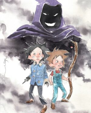 Dustin Nguyen Instagram - my variant cover for Wallow , a new series by @lucaslee_art