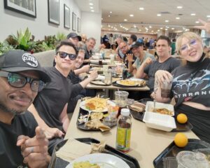Dustin Nguyen Instagram - had a stupid fun time today on the WB lot with DC/ WB employees for a private mini DC Con for the crew, thank you @jimlee and @dcofficial for having me
#larryganem
@jscottcampbellart 
@therealthatpolishguy 
@babsdraws
@thebernardchang 
@urbanbarbarian 
@ryanbnjmn 
@davedevilpigjohnson 
#denyscowan
and @rafael_grampa who I wasn't quick though to get a picture of..!

also always gotta give a shout out to @holymotherofzelda for being the realest