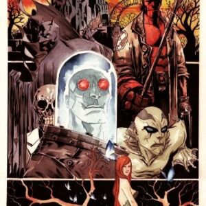 Dustin Nguyen Instagram - Hellboy X Arkham piece I did for fun

11x17 watercolor on 300lb hotpress