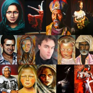 Dwayne Cameron Instagram - Here is an #artvsartist post this time for my painting. I'm a self-taught painter. My first memories are drawing and creating images. All of these physical paintings are painted with oil and acrylic paints on canvas. The hunt to create beautiful images in my life has been like the need for oxygen with a constant need to inhale the wonder and beauty of life then exhale beautiful images out into the world. These days it's all about taking bigger breaths to dive deeper for the big fish so I can work on much bigger canvases 🎨🖌️🎥 #visualartist #catchingthebigfish
