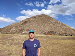 Dwayne Cameron Instagram - The sun came out later in the day 🌞 to get a better shot of the Temple of the Sun in Teotihuacán. The largest temple in Teotihuacán standing over 200 feet high and very wide at the base it proved a challenge trying to fit it all in one picture. Very inspiring place to visit.

#teotihuacan #templeofthesun