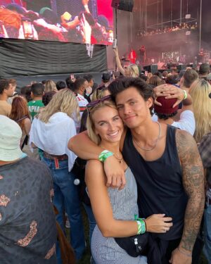 Dylan Jordan Instagram - happy 2 years lover. from your cute little outfits to you falling asleep helping me record.. you always make me smile. thanks for keeping my happy xx