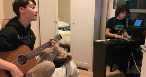 Dylan Kingwell Instagram - Some photos from episode 11 of Superman and Lois tonight!!! Hope y’all enjoyed!! Plus a little jam sesh with the one and only @alexgarfin 🎶