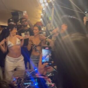 Dylan Playfair Instagram - It’s blurry… but so are the memories. @anderson._paak lit the night on fire. 

 #coachella 🍒 perfectly 💥