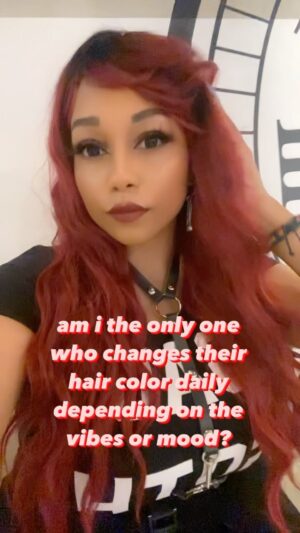 Ebony Bowens Instagram - This day was definitely telling me  R E D ♥️

#alt #blackalternative #goth #blackgoth #japan #tokyo #killstar
