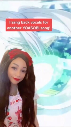 Ebony Bowens Instagram - It was so wonderful working with YOASOBI again as a background singer, this time for their song 勇者 (Yuusha)! Its the opening song for the anime 葬送のフリーレン (Sousou no Frieren: Beyond Journey’s End). It’s such a good song so please support it! 🤍 

#YOASOBI #葬送のフリーレン #勇者 #singer #anime #blackinjapan #sousounofrieren