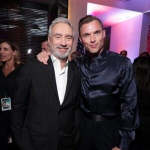 Ed Skrein Instagram - @midwaymovie LA Premiere with Aaron Eckhart @thereelpatrickwilson @mandymooremm @lukekleintank @rolandemmerich @thereallukeevans @nickjonas Flexing in @armani @turnbull_asser @thegreatfrogldn @pantherellasocks @georgecleverley @styleanderror @kumicraig love to @tony_grove @nickdsagar @aubreymarcus for the support 💙