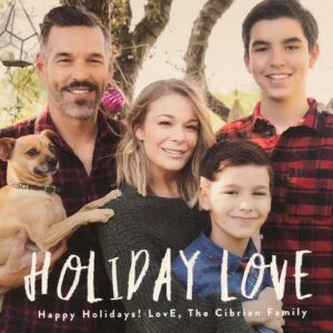 Eddie Cibrian Instagram - Holiday Love from our family to yours. Have a safe and peaceful Christmas Eve, my friends. 🙏🙏