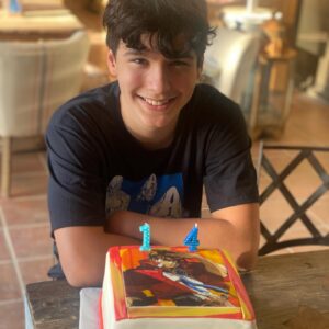 Eddie Cibrian Instagram - 1,2,3,4, and... 💥14! What happened!? Happy Birthday my sweet Boy! ❤️❤️❤️ #oneofakind #14 #HappyBirthdayJake #birthdayboy 🎉🥳🎂