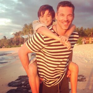Eddie Cibrian Instagram - My 💛
What an amazing young man you have become. Happy Sweet 16th! No need for a car, I’ll give you a ride on my back anytime 😜 #birthdayboy