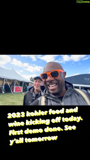 Eddie Jackson Instagram - Having a blast so far in kholer Wisconsin. First demo done now time to get ready for tomorrow. #kohlerfoodwine @kohler