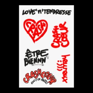 Eddy de Pretto Instagram - Le CRASH CŒUR merch est disponible et il est iconique ! Tag la personne avec qui tu partages le pendentif cassé !