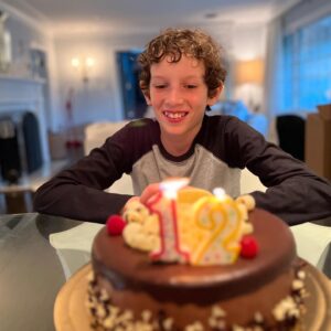 Eden Riegel Instagram - New year, same cake! This kid blows me away. Happy 12th, Jack!