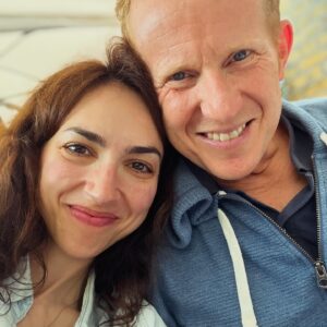 Eden Riegel Instagram - A year of selfies with my sweetie to celebrate the day of his birth! This year has been a toughie. Like, yikes! Sometimes it felt like we were just surviving, and barely at that. But new challenges meant seeing him rise to the occasion and step up for our family again and again. He just keeps finding new ways to make me fall in love with him. Our partnership means we’re never alone facing obstacles, difficulties are more tolerable because they are shared, we have each other to take on burdens when one of us doesn’t feel strong enough. This year I asked Andrew to be funny and silly and let his wit shine even when I’m sad — maybe especially when I’m sad — and he’s found the strength to do it, because I asked. His ability to stay buoyant in hard times is what makes him the backbone of our family. His sense of humor is our secret weapon. There’s no one else on earth I can imagine walking through this life with. It just wouldn’t be this good. Please join me in wishing this wonderful, deserving person a very happy birthday!
