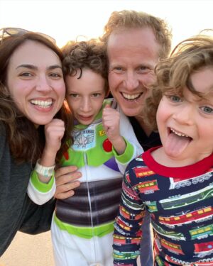 Eden Riegel Instagram - 15 years of glorious marriage and partnership. What a life we’ve built! Andrew never stops working to make our marriage work. He fights tirelessly for us. He especially loves and embraces the messy, difficult parts of me, that I’d rather hide. Because of him, I love myself more. Because of him, I can love more. 

Happy anniversary to the very best person I know! Here’s to the lifetime of growth, joy, and togetherness we have ahead of us. Love you forever, @millerlolife! ❤️